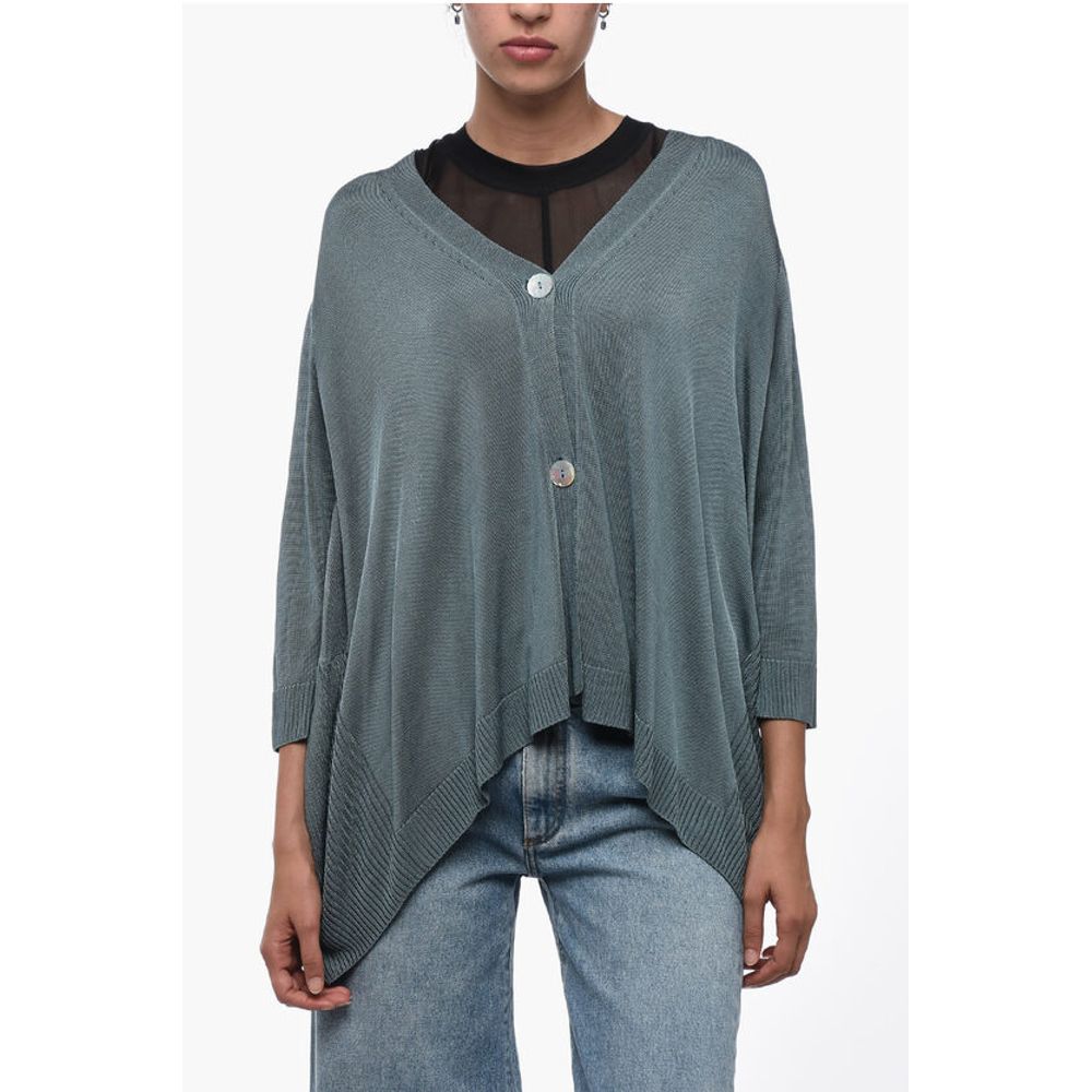 ArchivioB Oversized Cardigan with 3/4 Sleeves