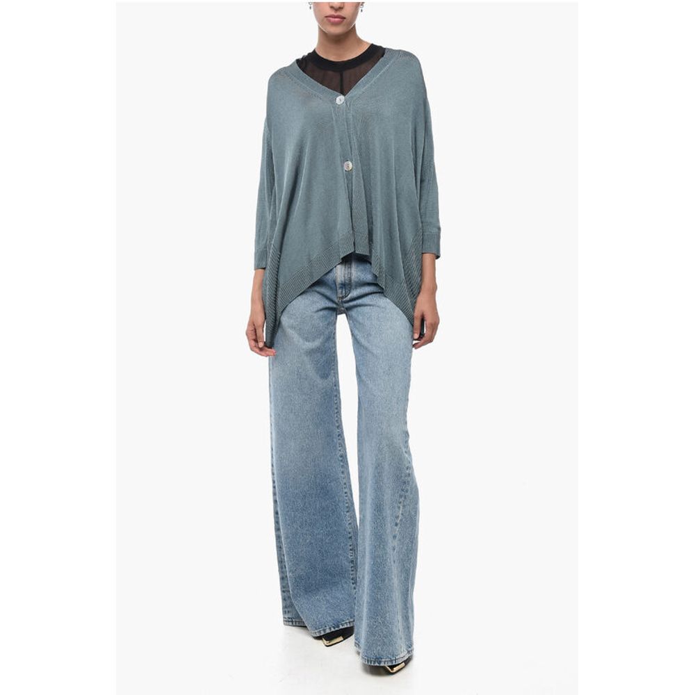ArchivioB Oversized Cardigan with 3/4 Sleeves