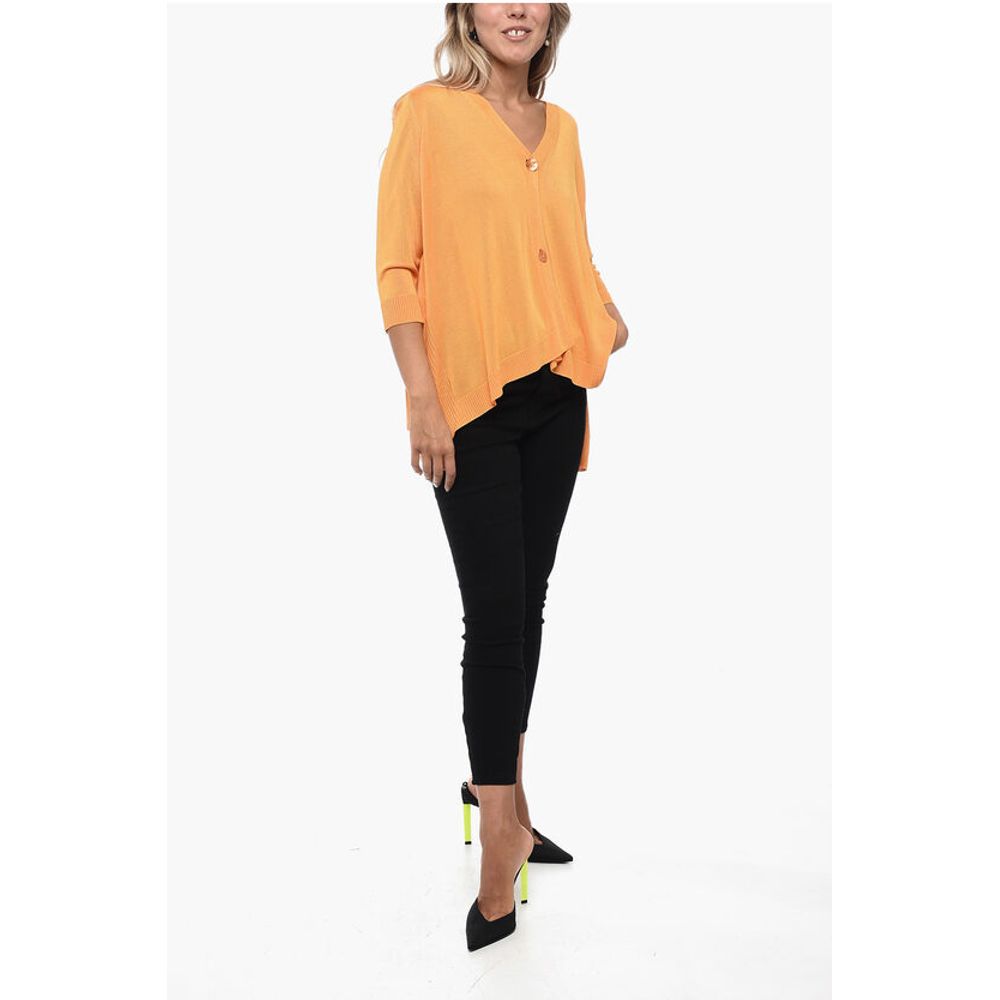 ArchivioB Oversized Cardigan with 3/4 Sleeves