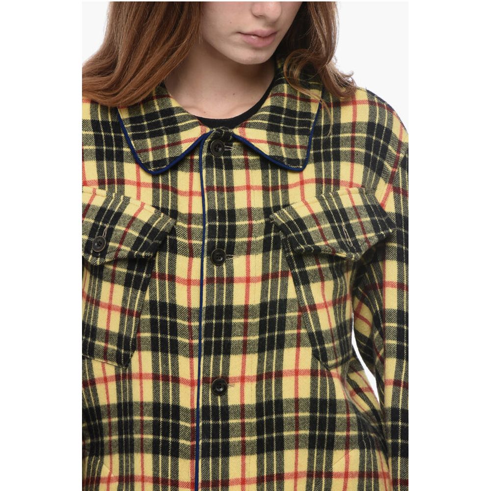 Pierre-Louis Mascia Tartan Checked Wool Overshirt