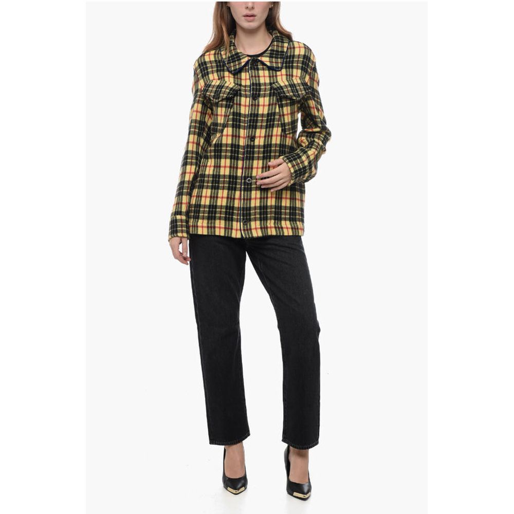 Pierre-Louis Mascia Tartan Checked Wool Overshirt