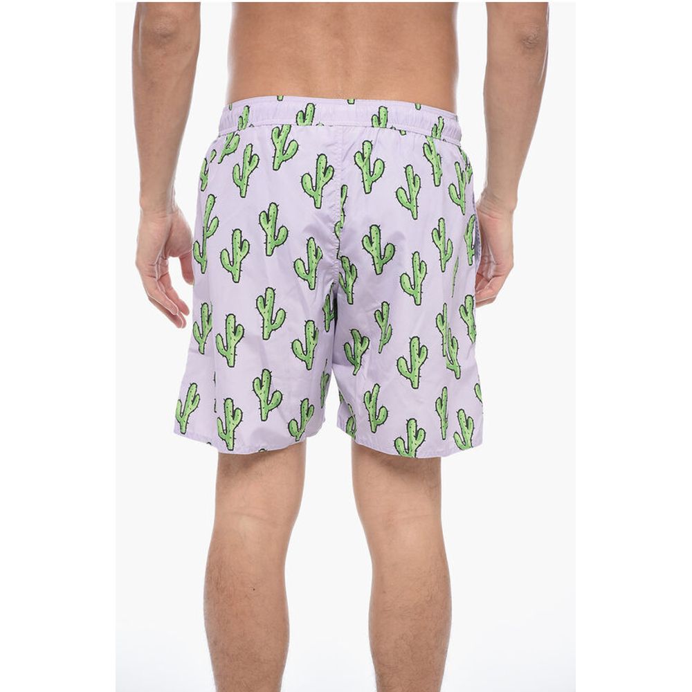 Yes I Am Cactus Printed Boxer Swimshort