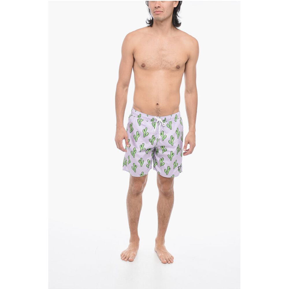 Yes I Am Cactus Printed Boxer Swimshort