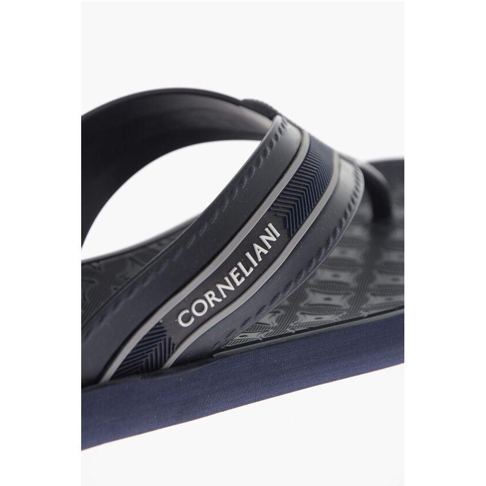 Corneliani Logoed Rubber Flip-Flops