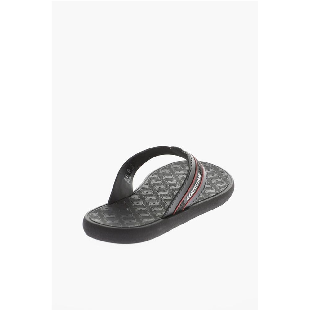 Corneliani Logoed Rubber Flip-Flops