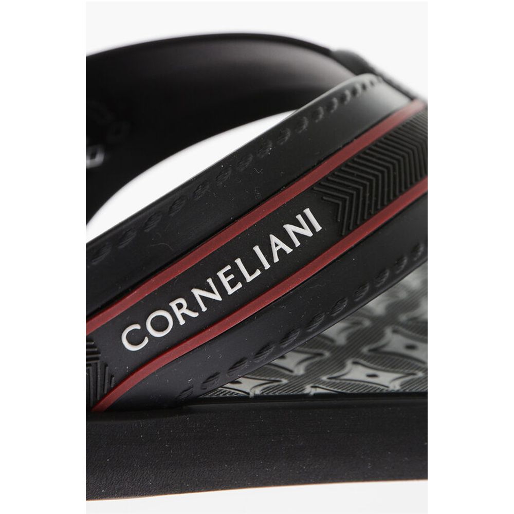 Corneliani Logoed Rubber Flip-Flops