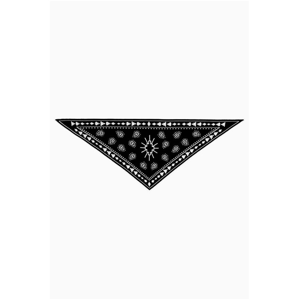 Marcelo Burlon Paisley Patterned Triangle Scarf
