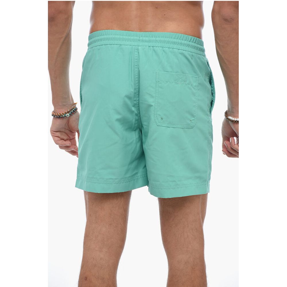 Carhartt Wip Solid Color CHASE Swim Shorts with 3 Pockets