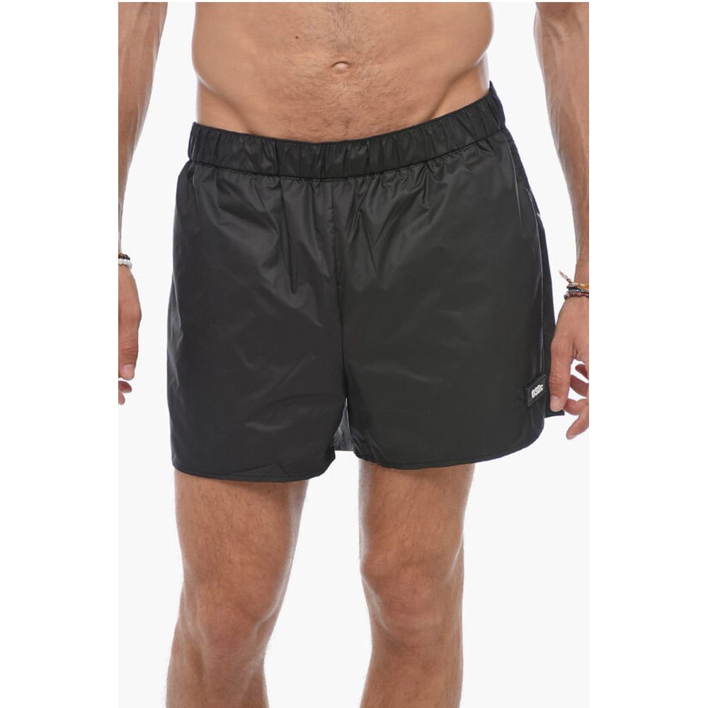 032c Solid Color Swim Shorts with 3 Pockets