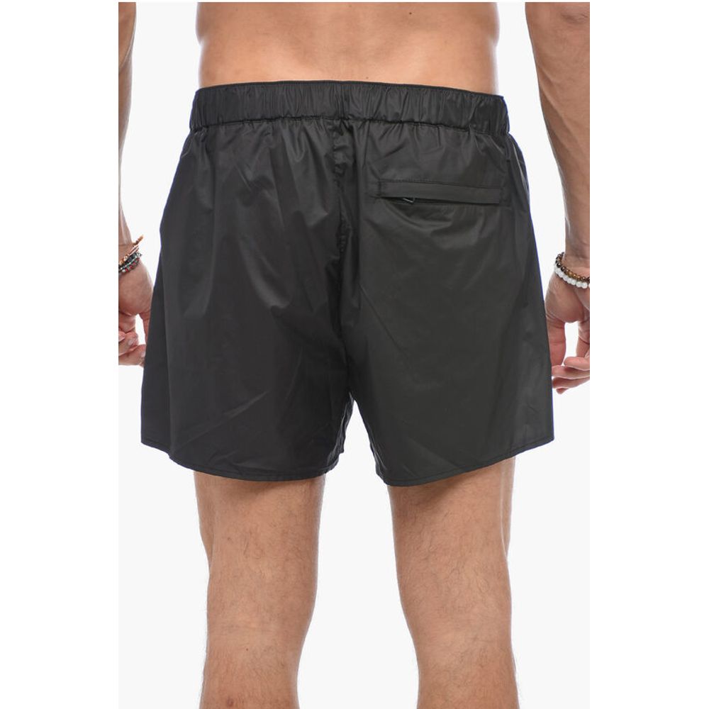 032c Solid Color Swim Shorts with 3 Pockets