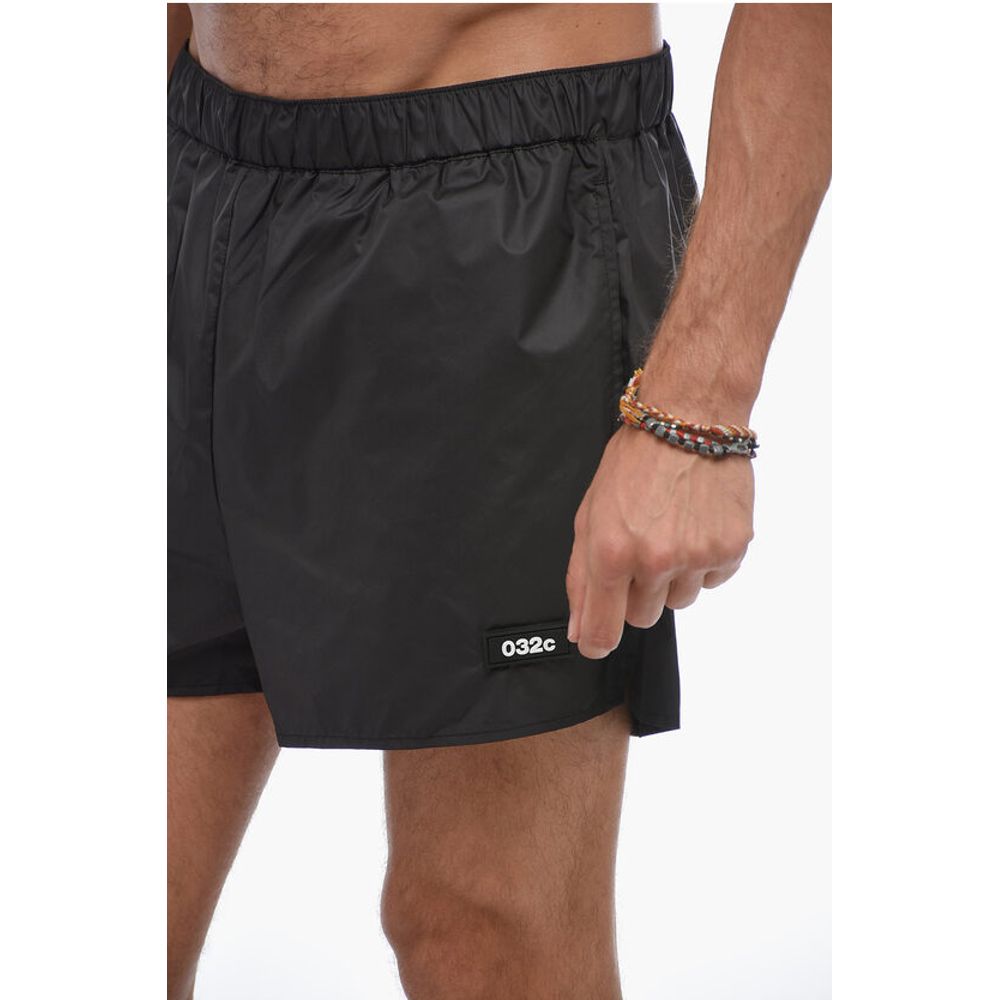 032c Solid Color Swim Shorts with 3 Pockets