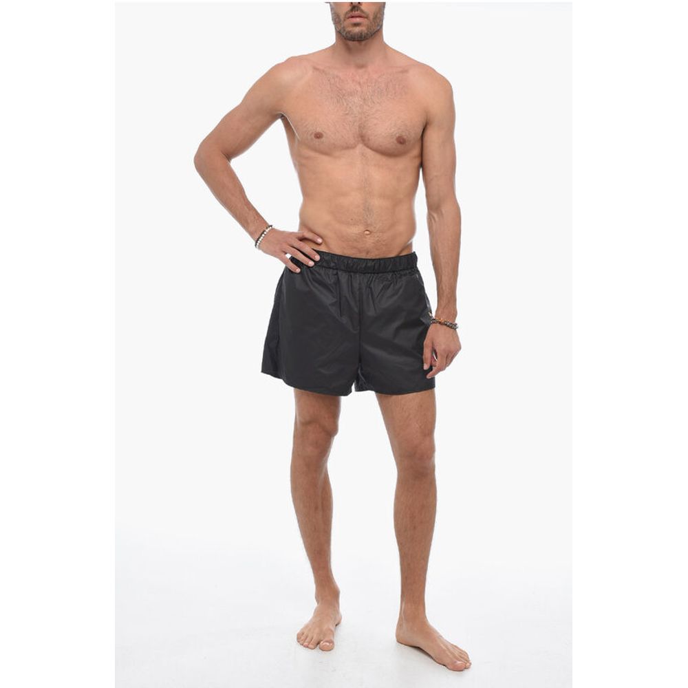 032c Solid Color Swim Shorts with 3 Pockets