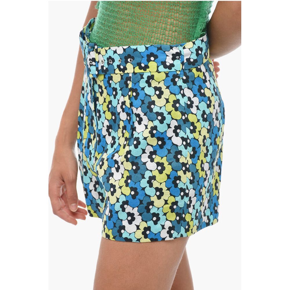 Michael Kors Canapa Shorts with Floral Pattern