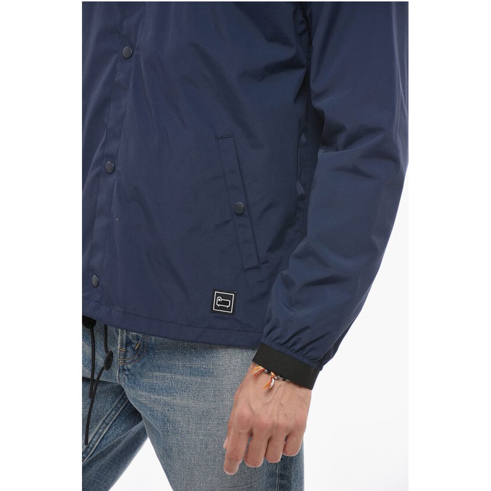 Woolrich Nylon MOUNTAIN STROLL Overshirt with Snap Buttons
