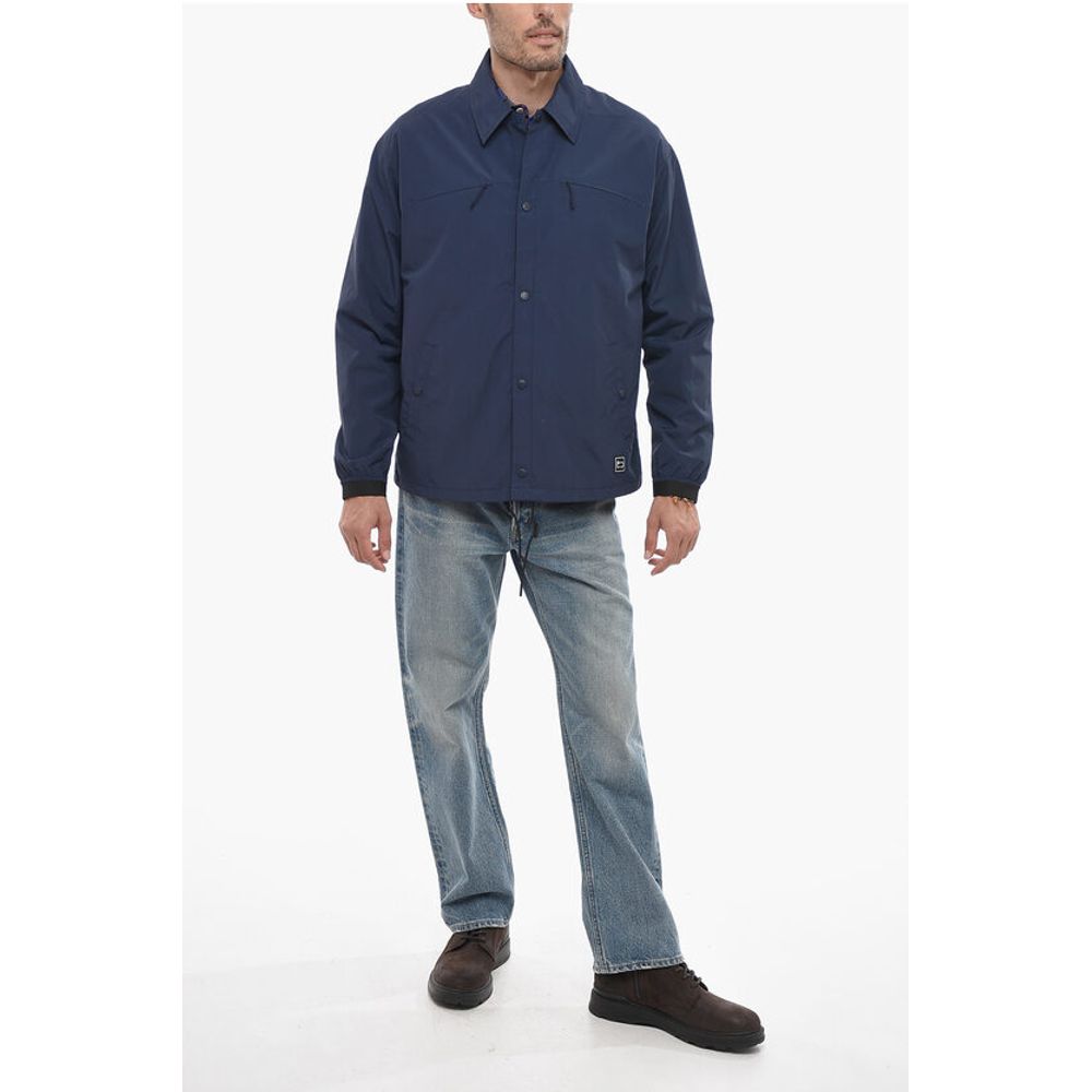 Woolrich Nylon MOUNTAIN STROLL Overshirt with Snap Buttons