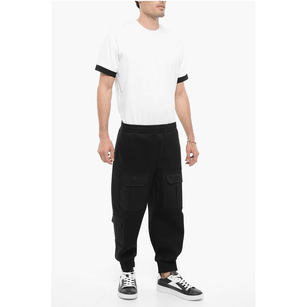 Neil Barrett Neoprene Loose Fit FIREMAN Cargo Joggers
