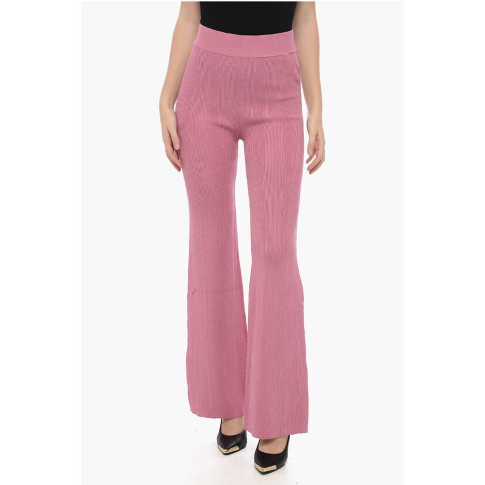 Remain High Waist Ribbed Palazzo Pants