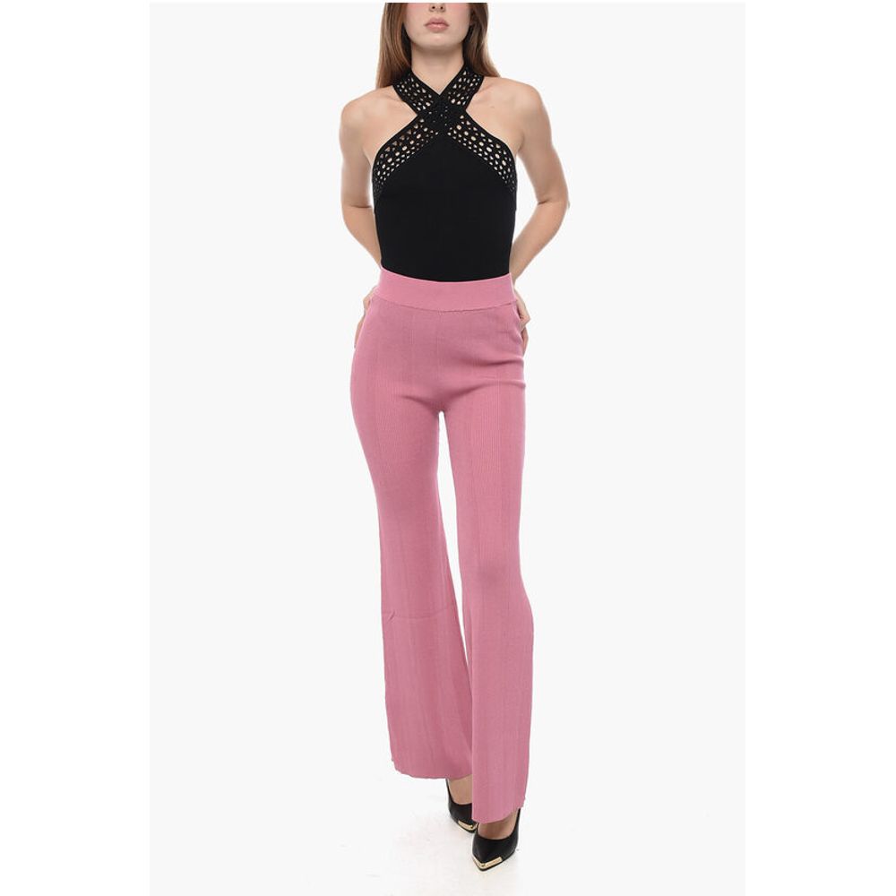 Remain High Waist Ribbed Palazzo Pants