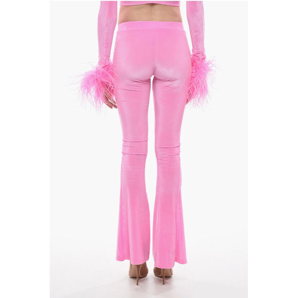 Adriana Hot Couture Boot Cut Chenille Pants with Side logo