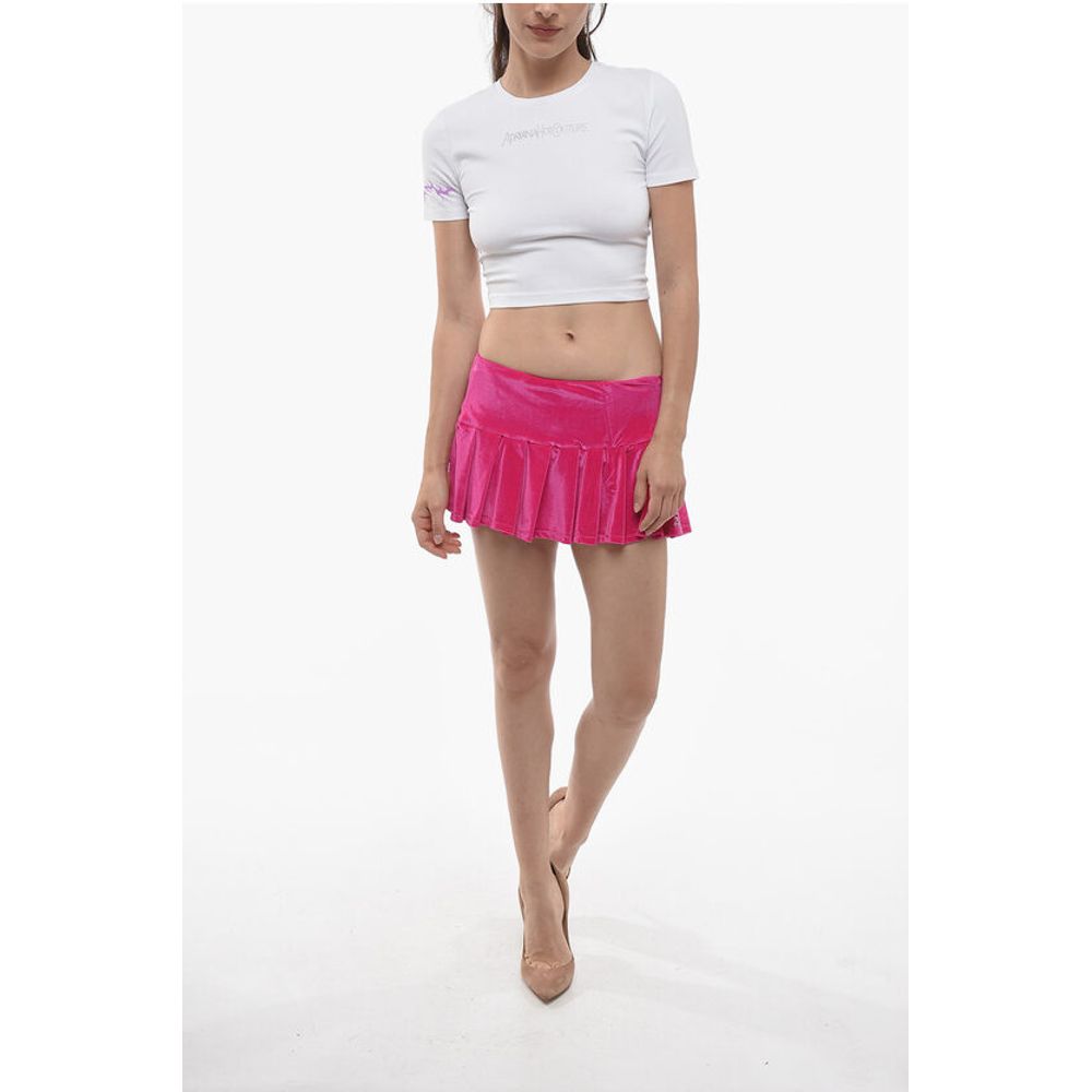 Adriana Hot Couture Rhinestone Logo Crew-neck t-Shirt