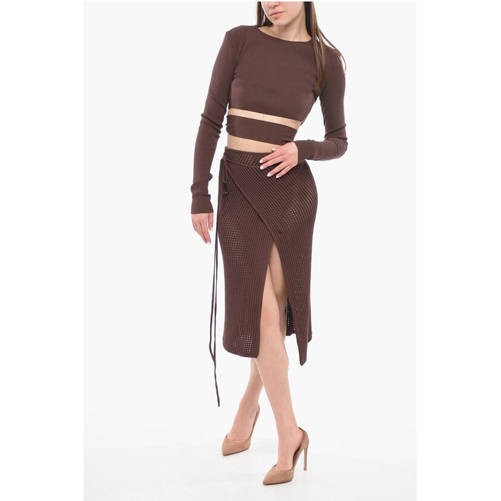 Long-sleeved Top With Cut-Out Detail