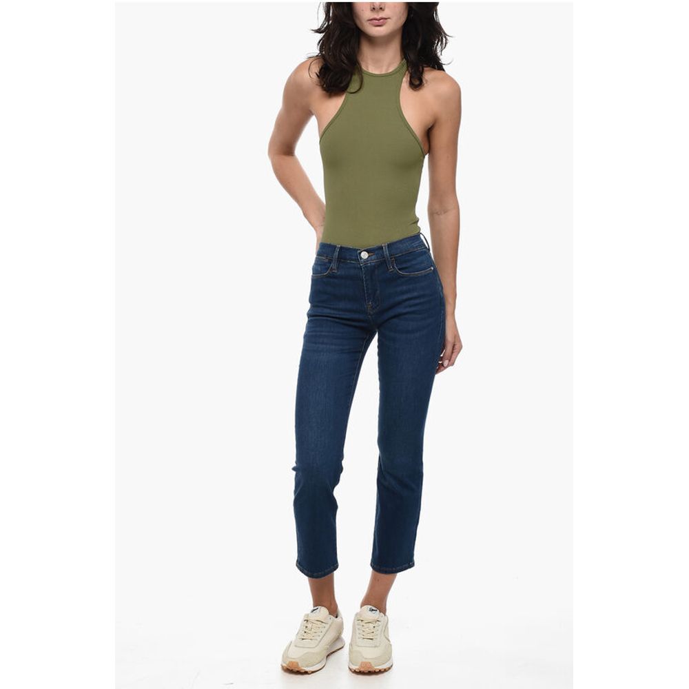 Frame High-Waist Straight Leg Jeans 17,5cm
