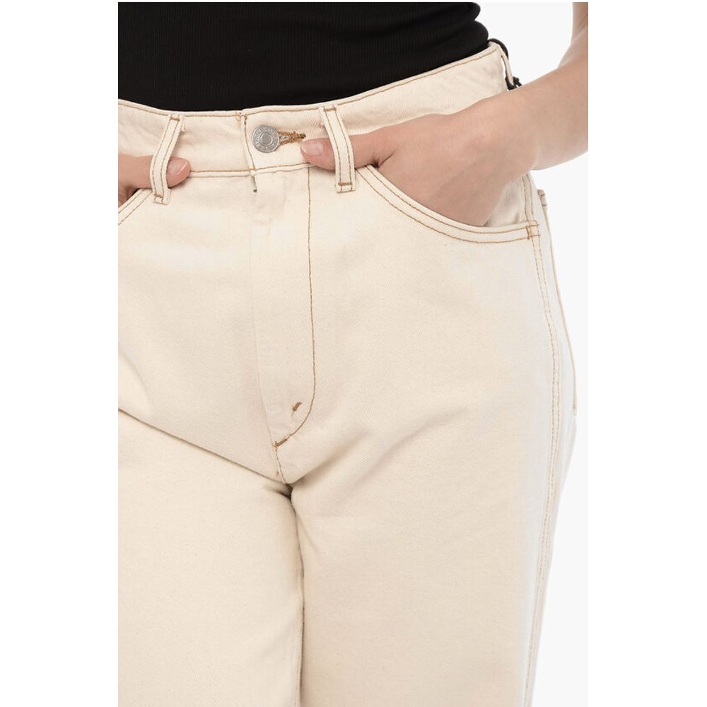 RE/DONE High-Waisted Jeans with Visible Stitching 20cm