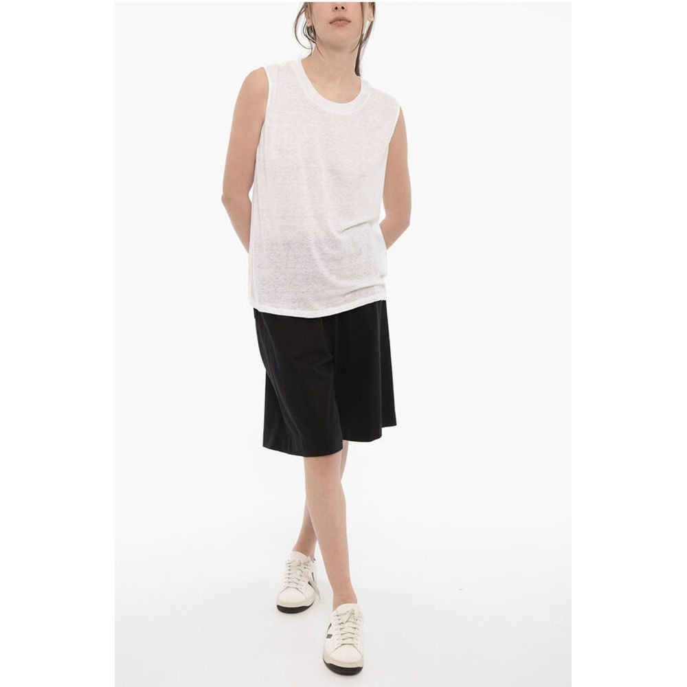 Woolrich Crew-Neck Double Fabric Tank Top