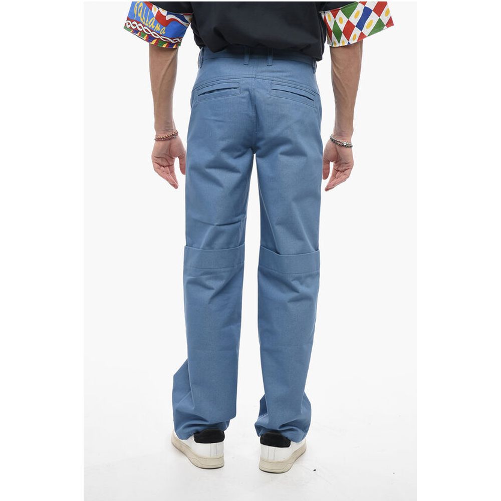 We11done Straight Leg Pants with Belt Loops