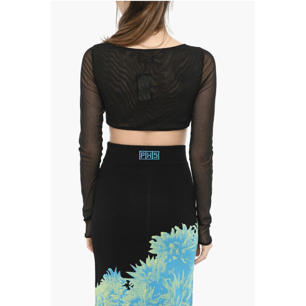 The Andamane Cropped Sheer KYLIE Top
