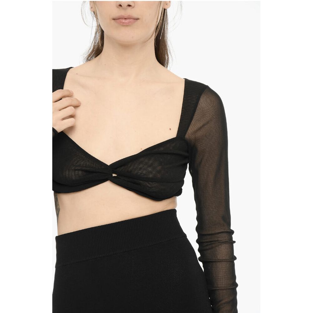 The Andamane Cropped Sheer KYLIE Top