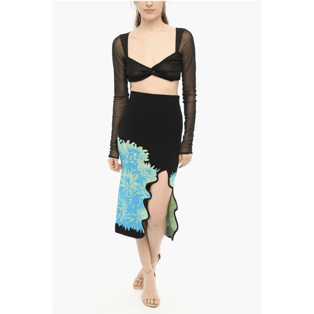 The Andamane Cropped Sheer KYLIE Top