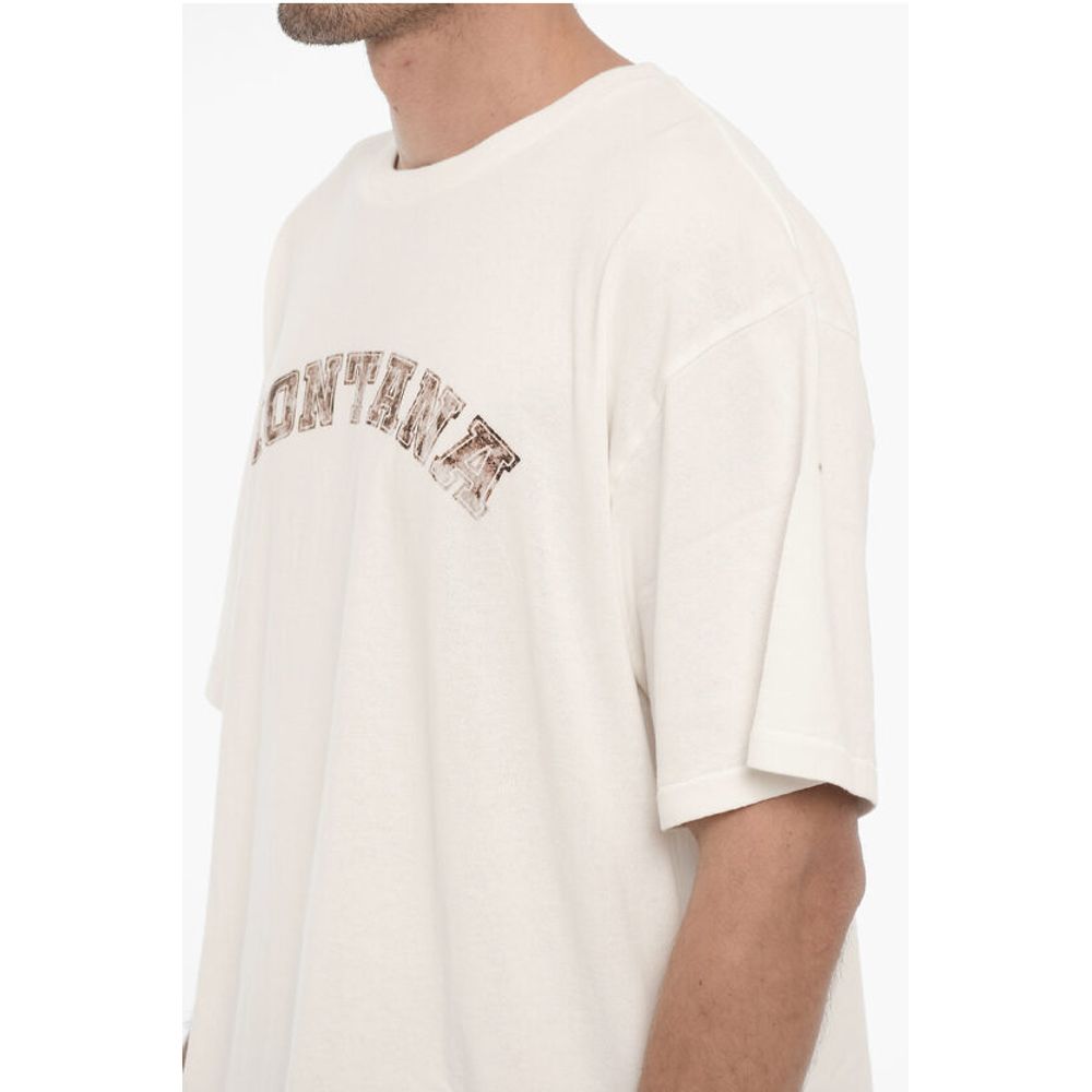 1989 Studio Oversize Fit MONTANA Crew-neck T-Shirt with Contrasting Prin