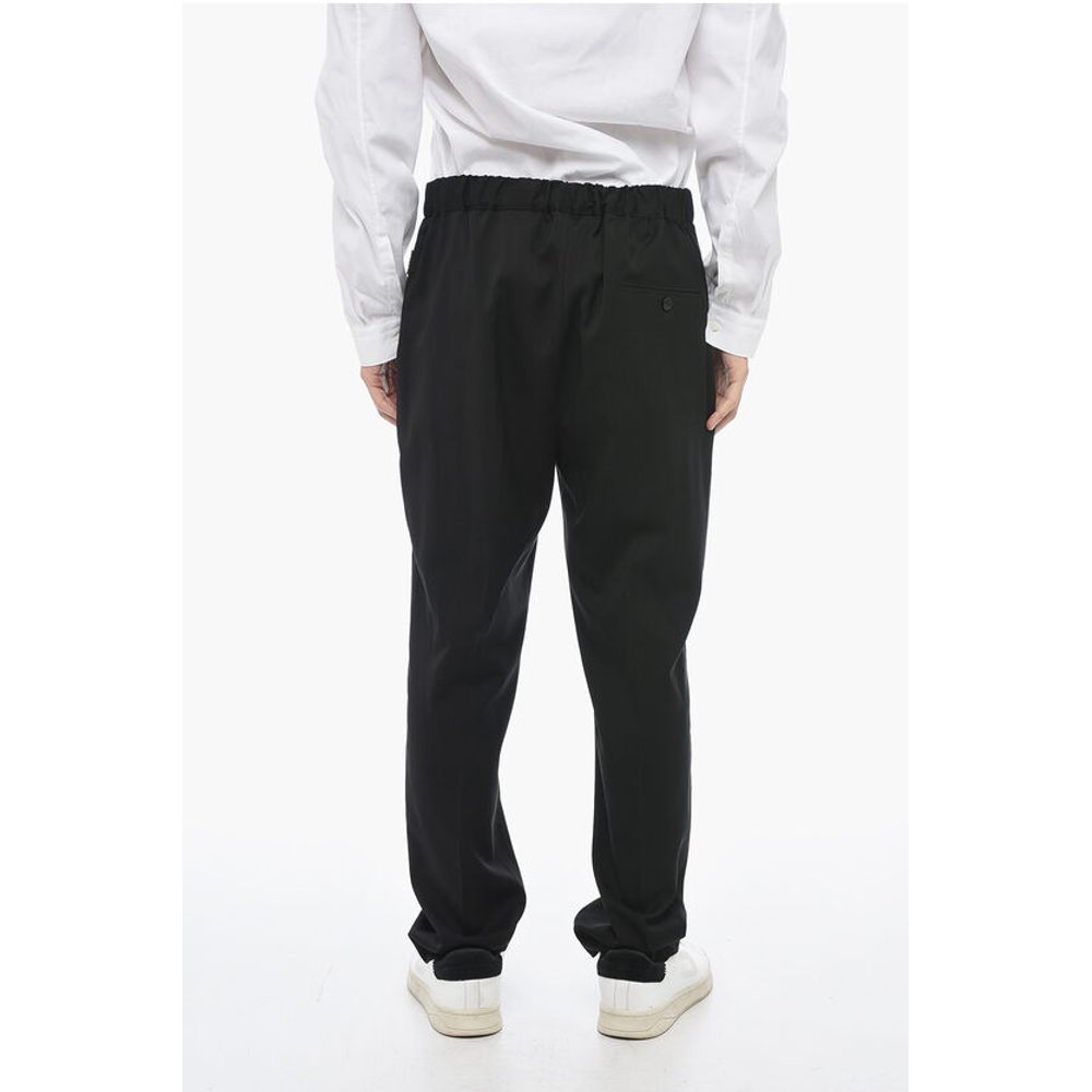 Hevo Wool TORRECHIANCA Pants with Back Drawstring