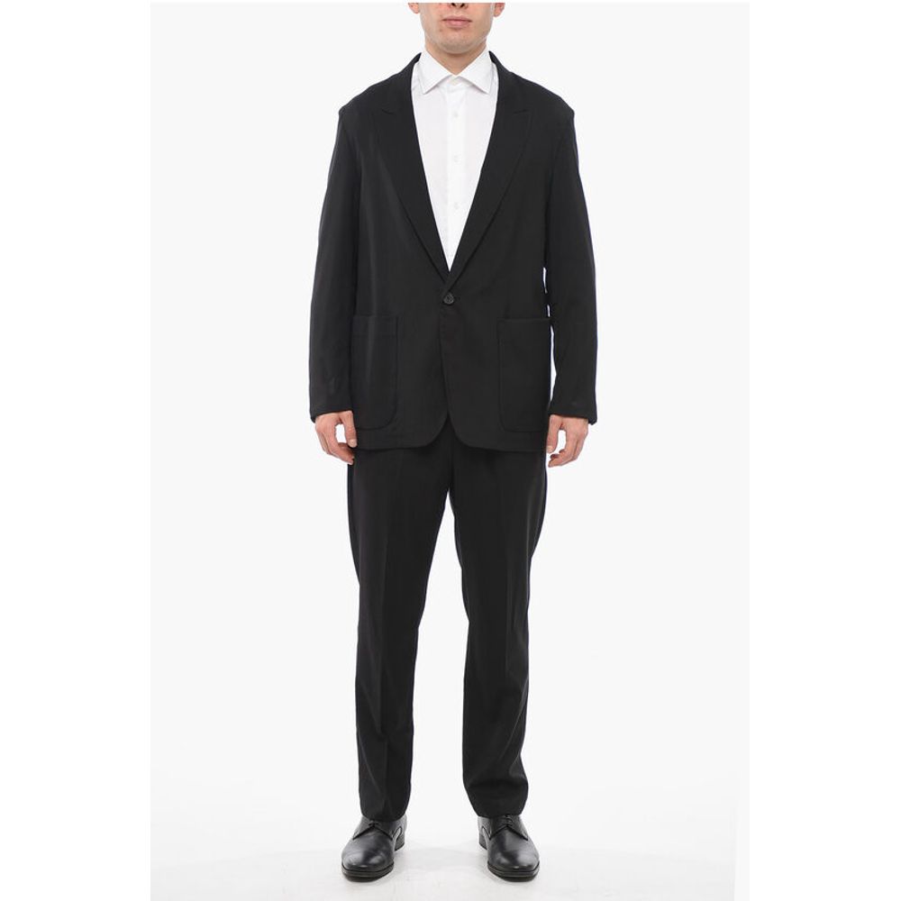 Hevo Unlined CAPITOLO Suit with Peak Lapel