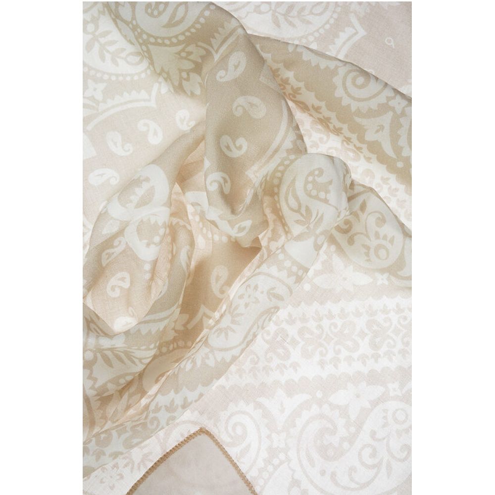 1989 Studio Paisley Patterned Two-Tone Foulard