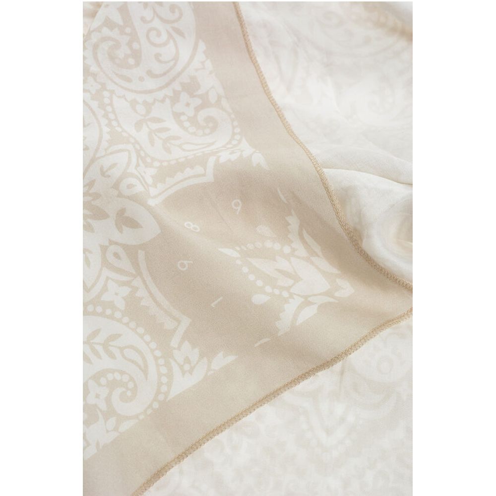 1989 Studio Paisley Patterned Two-Tone Foulard