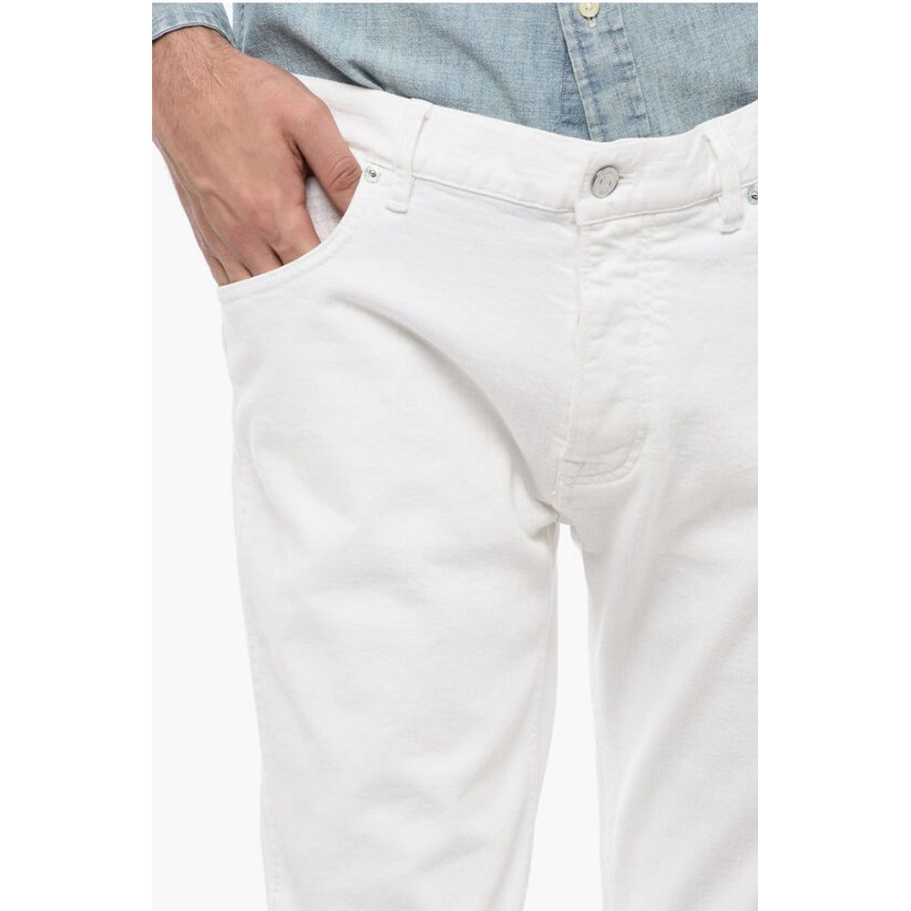 Berluti Stretch Cotton Slim Fit Jeans 16cm