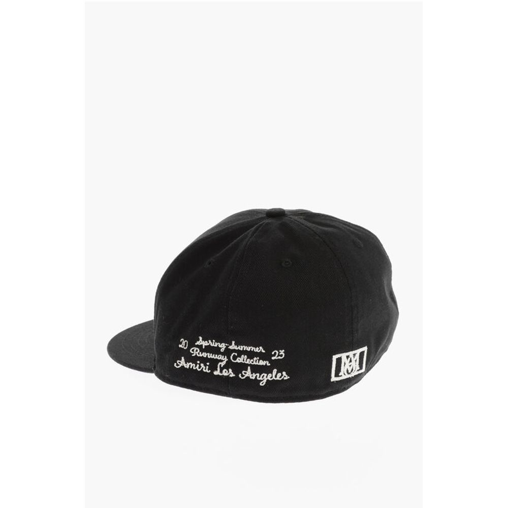 Amiri Solid Color Cap with Embossed Logo