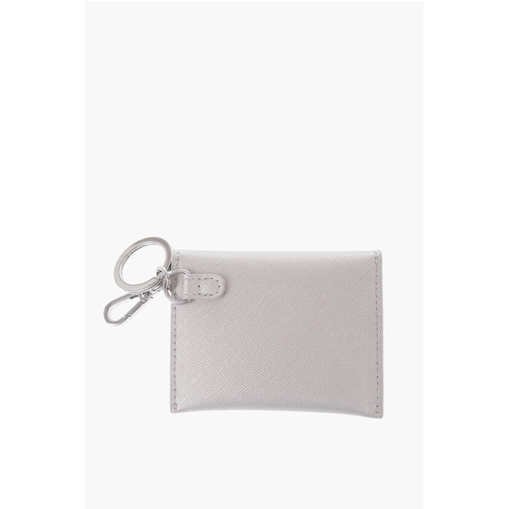 Moschino LOVE Saffiano Faux Leather Envelope Keyring
