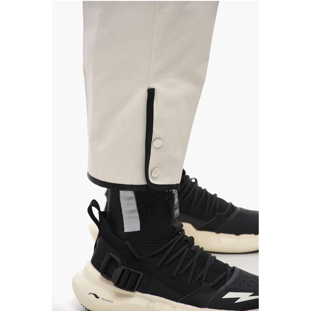 Neil Barrett Slim Fit Cotton Twill TOM Pants with Contrast Waistband