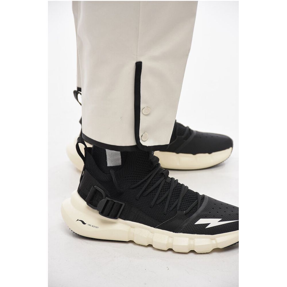 Neil Barrett Slim Fit Cotton Twill TOM Pants with Contrast Waistband