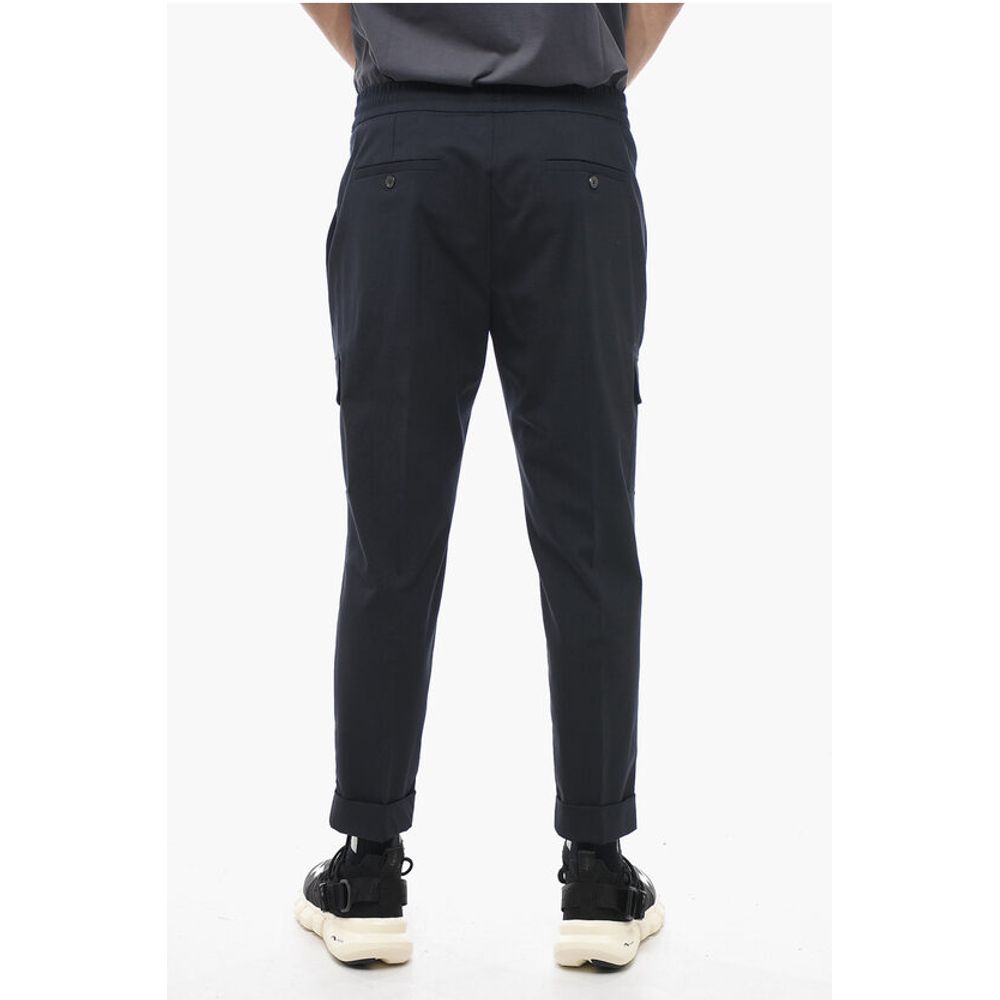 Neil Barrett Low Rise Virgin Wool Blend REM Cargo Pants