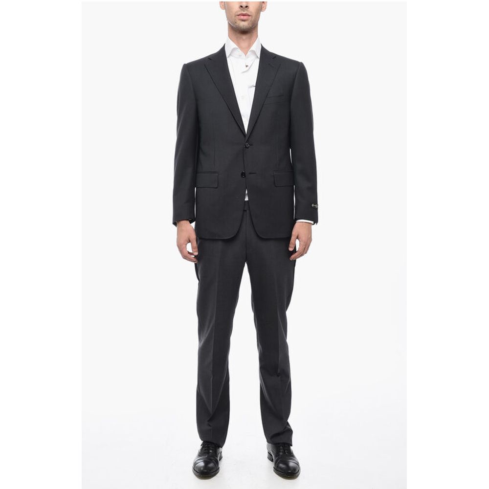Corneliani Regular Fit Virgin Wool LEADER Pants