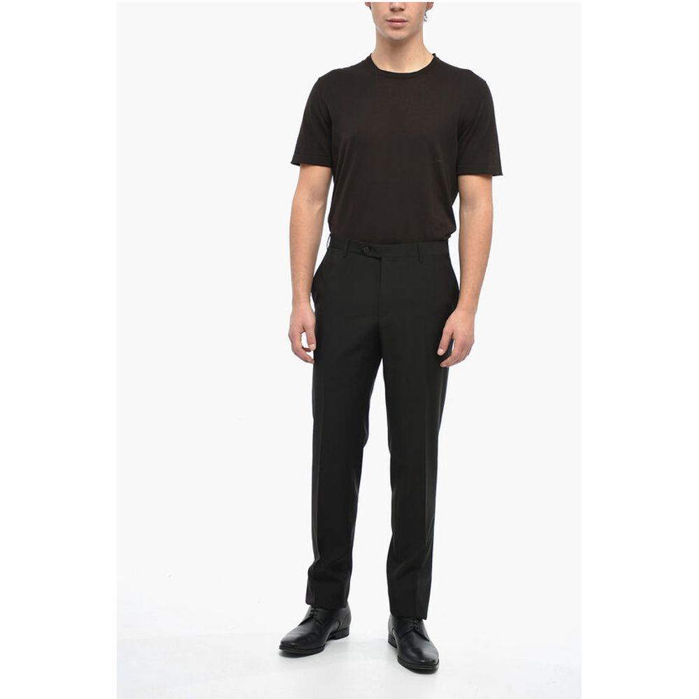 Corneliani Regular Fit Virgin Wool Pants