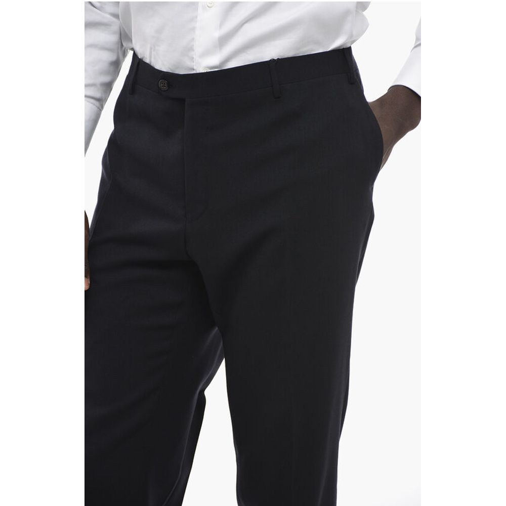 Corneliani Regular Fit Virign Wool ACADEMY Pants