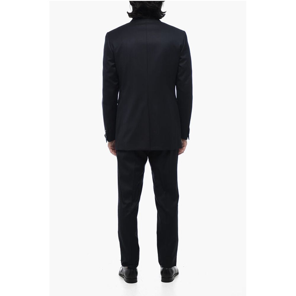 Corneliani Virgin Wool ACADEMY CERIMONIA Suit with Shawl Lapel