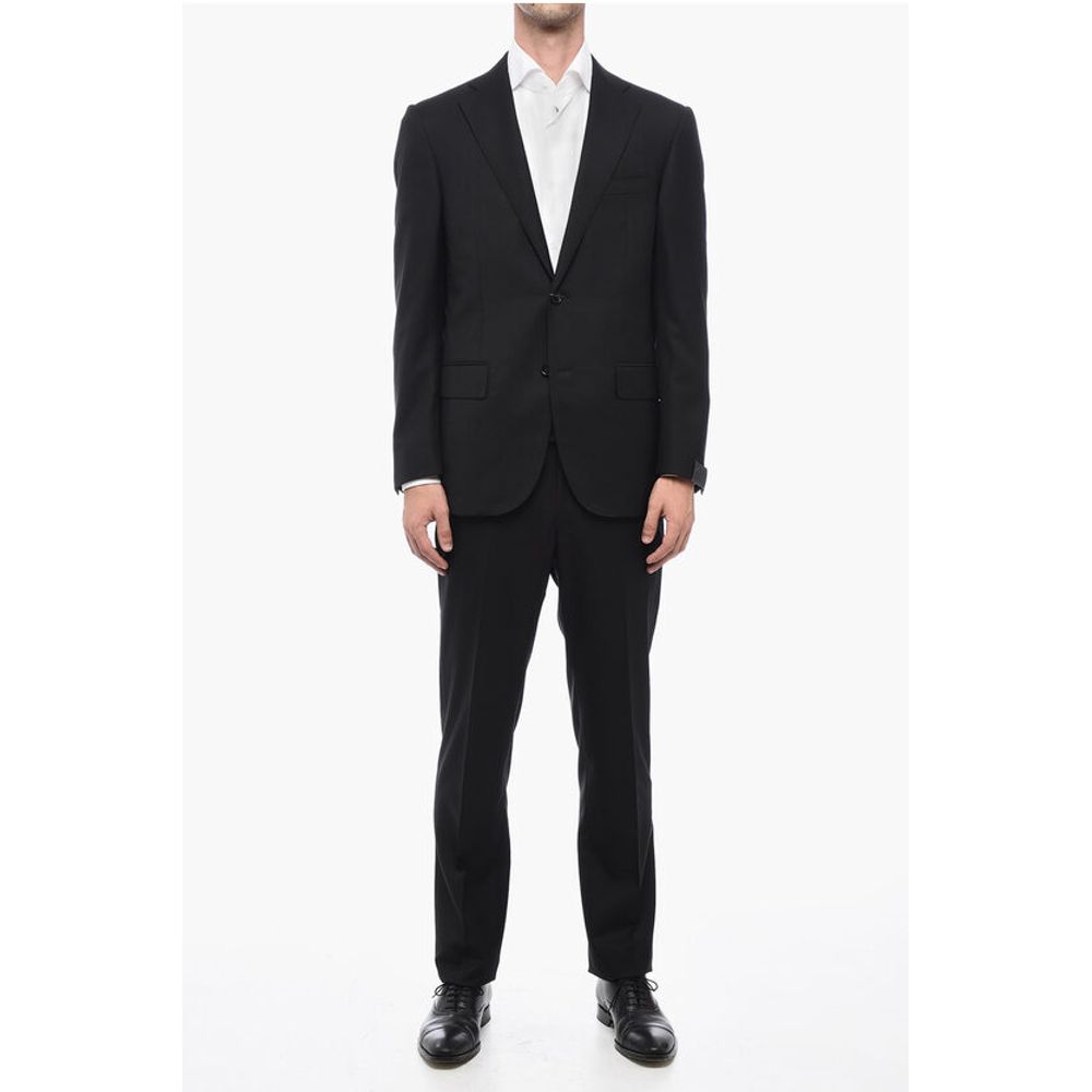 Corneliani Virgin Wool LEADER Suit with Flap Pockets