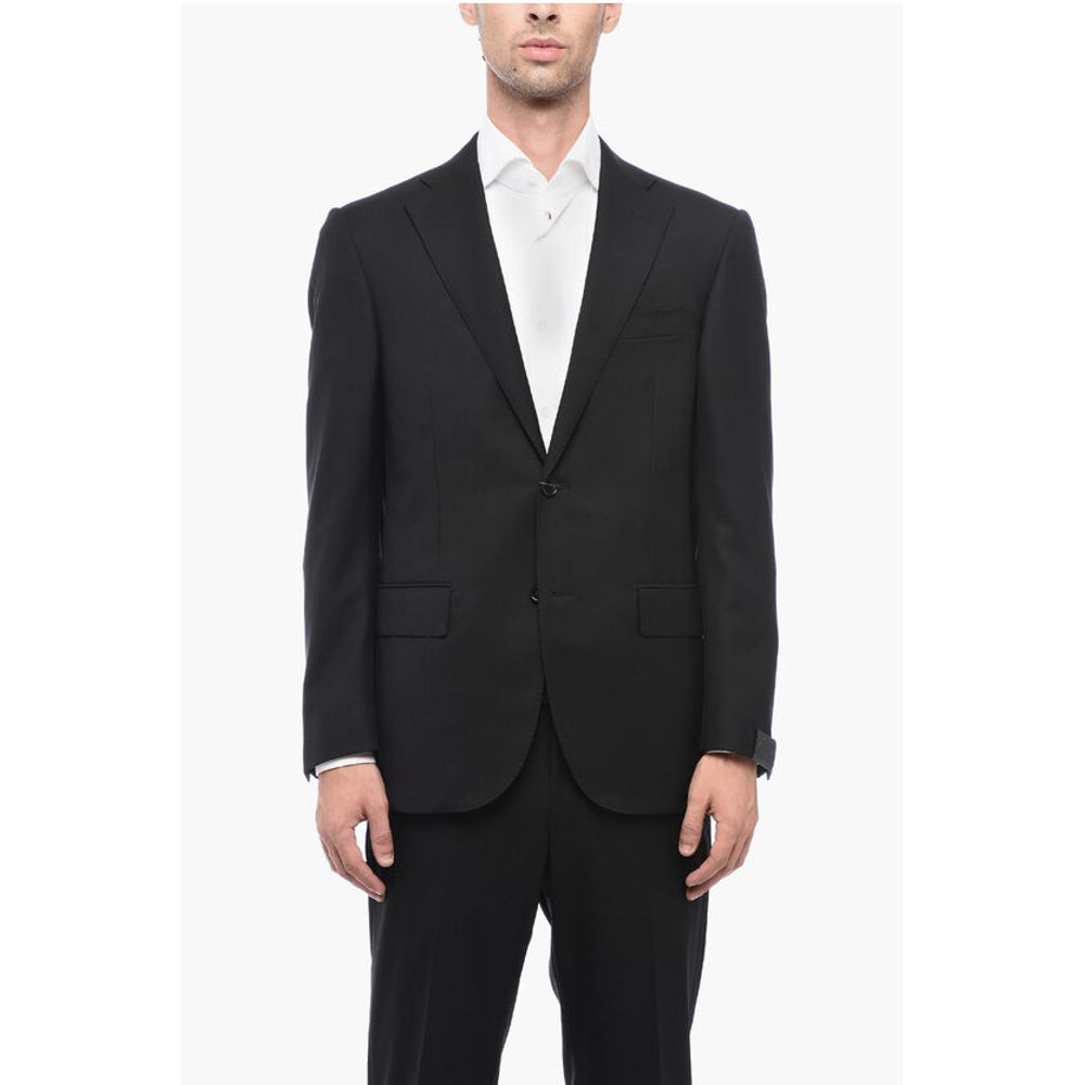 Corneliani Virgin Wool LEADER Suit with Flap Pockets