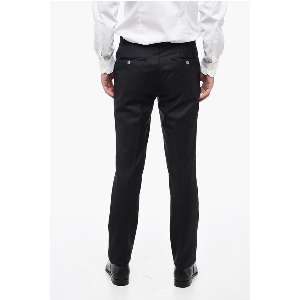 Corneliani Wool CERIMONIA ACADEMY Suit with Satin Shawl Lapel